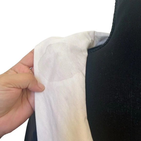 Unique Vintage Deadstock 1950’s Pinup Sailor Dress Black White Size Medium - Picture 5 of 12